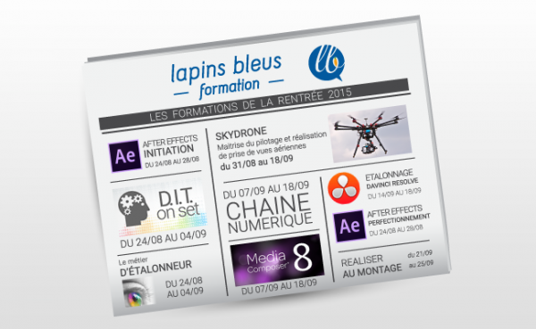 Formations audiovisuelles a la rentree 2015