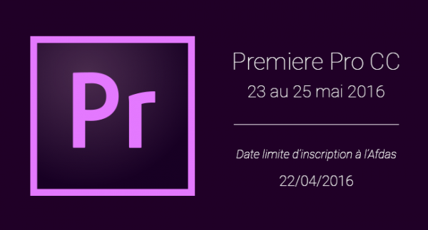 Formation premiere pro cc en 3 jours