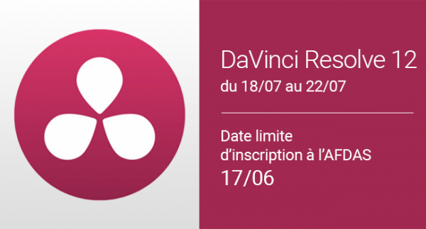 Formation etalonnage sur davinci resolve
