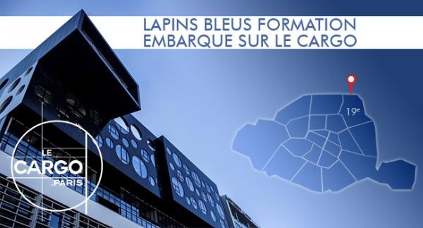 Lapins bleus formation embarque sur le cargo