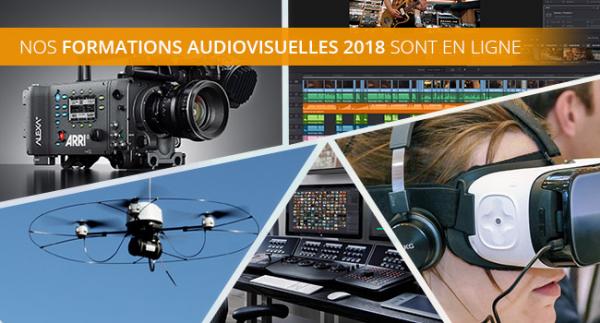 Nos formations audiovisuelles 2018 sont en ligne !
