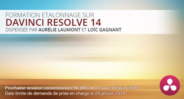 Formation étalonnage sur davinci resolve 14