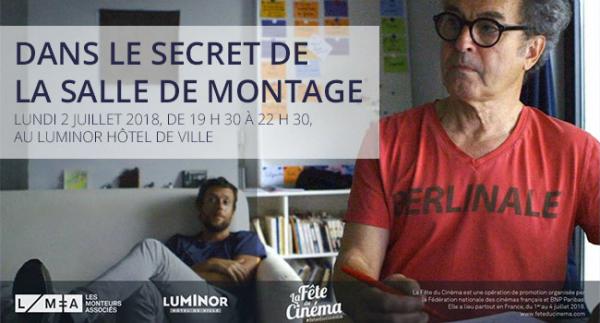 Soirée spéciale fête du cinéma aux monteurs associés