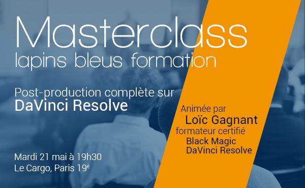 Masterclass post-production complète sur davinci resolve