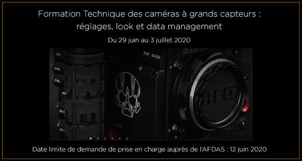 Formation technique des caméras à grands capteurs