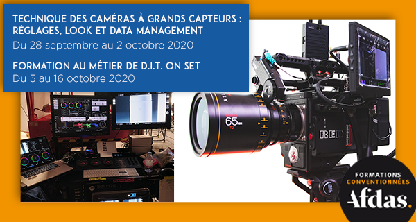 Formations caméras à grands capteurs et métier de d.i.t.