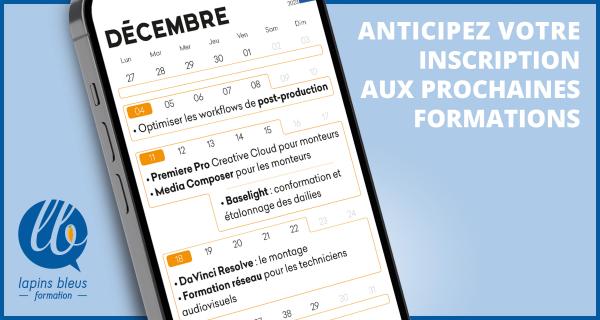 Anticipez votre inscription aux prochaines formations