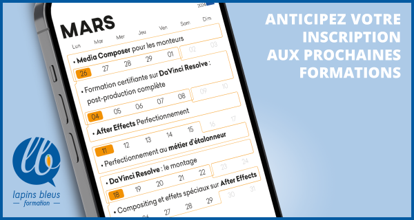 Anticipez votre inscription aux prochaines formations