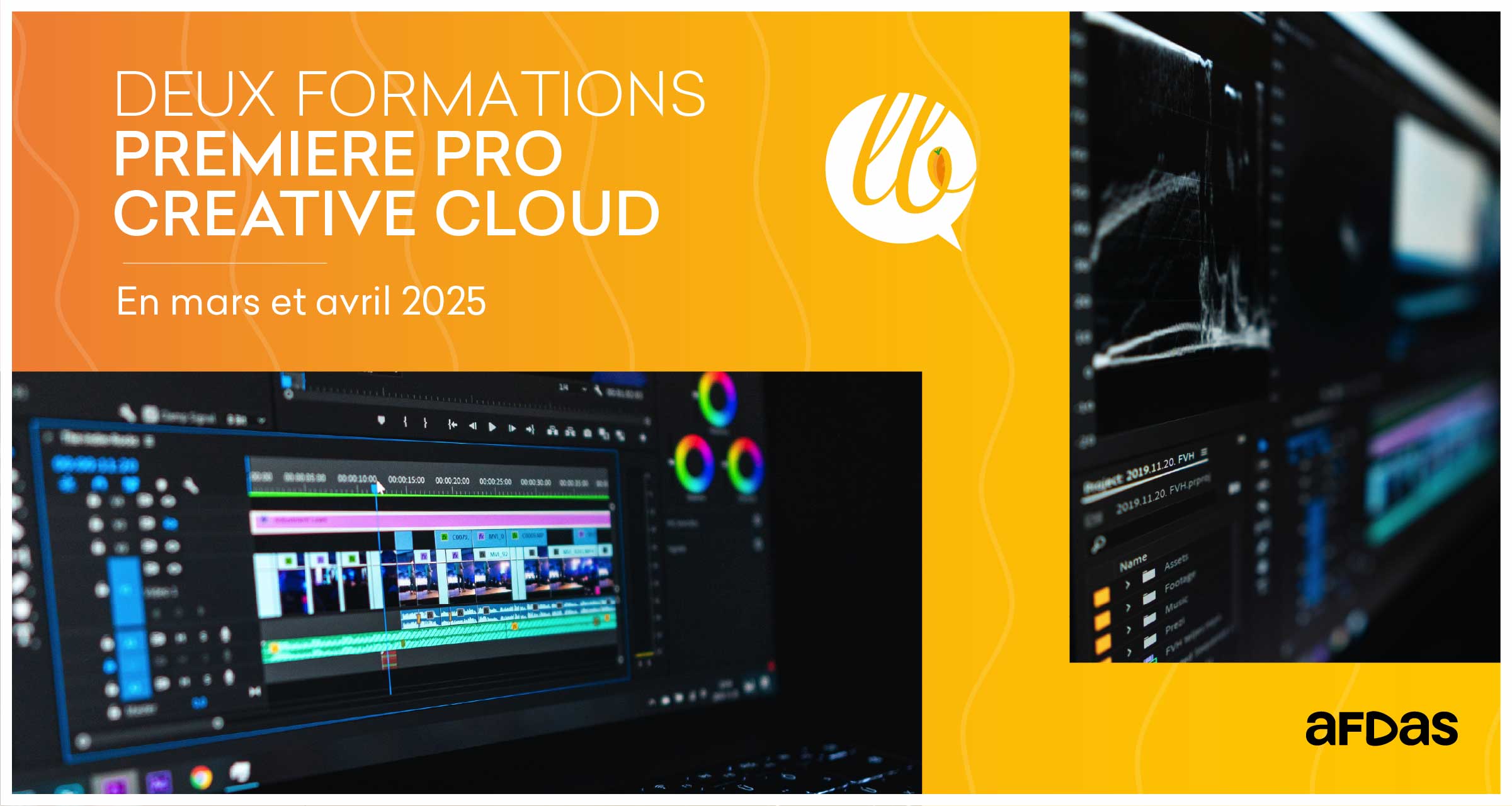 Deux formations Premiere Pro Creative Cloud